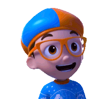 Laughing Blippi Sticker - Laughing Blippi Blippi Wonders - Educational Cartoons For Kids Stickers