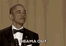 Obama Out Bye Obama GIF - Obama Out Bye Obama GIFs