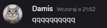 a picture of a cat in a circle next to the words damis