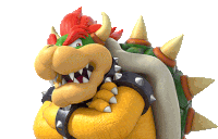 bowser is a cartoon character with spikes on his shell