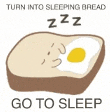 Sleeping Bread Lsepe GIF