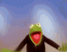 Kermit Happy GIF