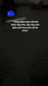 a blurry picture of a highway with the words rang dam mua voi anh khúc này nha