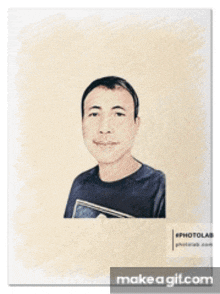 a drawing of a man with the words make a gif.com underneath it