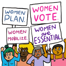 women plan vote mobilize essential