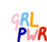 Girl Power Grlpwr Sticker - Girl Power Grlpwr Girls Stickers