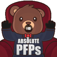 a teddy bear is wearing a sweater that says absolute peps