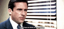 Michael Scott The Office GIF - Michael Scott The Office Dont Have To Think GIFs