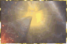 the sun is shining through the clouds in a frame .