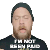 I'M Not Been Paid Ryan Bruce Sticker - I'M Not Been Paid Ryan Bruce Fluff Stickers