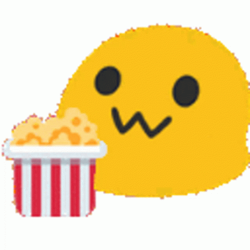 popcorn gif smiley