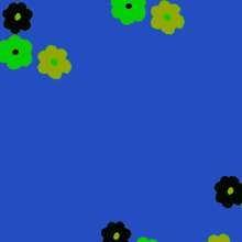 a blue background with arabic writing on it
