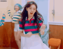 나연 신나 신난다 신난 아싸 어퍼컷 트와이스 GIF - Nayeon Excited Oh Yeah GIFs