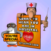 Sorry You Are In Hospital Get Well Soon GIF - Sorry You Are In Hospital Get Well Soon Get Better Soon GIFs