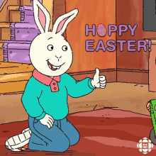 Hoppy Easter Happy Easter GIF - Hoppy Easter Happy Easter Thumbs Up GIFs