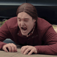 Screaming Will Forte GIF - Screaming Will Forte I Think You Should Leave With Tim Robinson GIFs