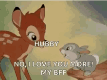 Bambi I Love You More GIF - Bambi I Love You More Bunny GIFs