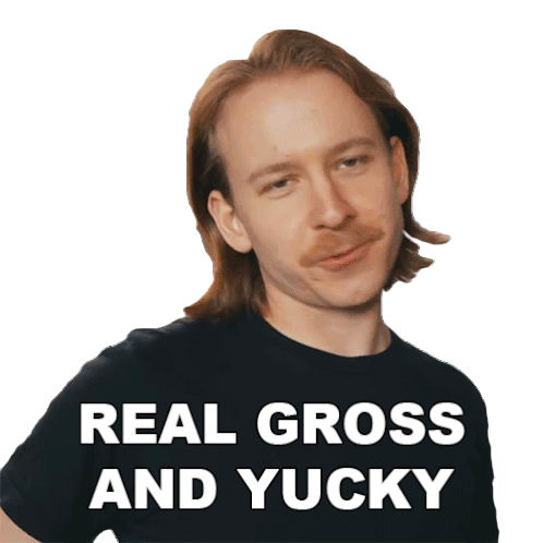 Real Gross And Yucky Peter France Sticker - Real Gross And Yucky Peter France Corridor Crew Stickers