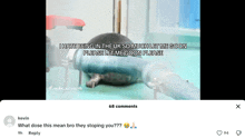a picture of a seal with the caption i hate being in the uk so much