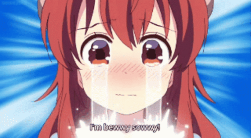 Sad Anime Im Sorry Thank You GIF  GIFDBcom