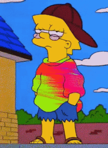The Simpson Hip Kid GIF - The Simpson Hip Kid Ootd GIFs