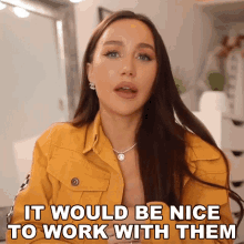 It Would Be Nice To Work With Them Coco Lili GIF - It Would Be Nice To Work With Them Coco Lili Lisa Alexandra GIFs