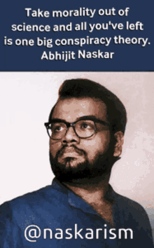 abhijit naskar naskar science and morality humanitarian scientist ethics and science