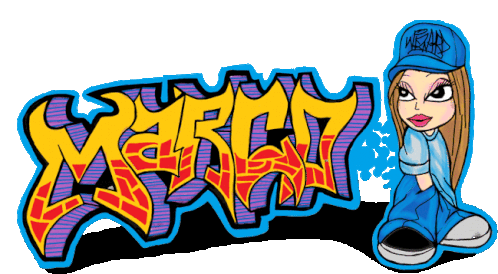 Marco Graffiti Name Graffiti Sticker - Marco Graffiti Name Graffiti Marco Stickers