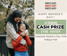 Mothers Day Contest Indique Hair GIF - Mothers Day Contest Indique Hair Wavy Hair GIFs
