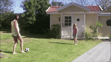 Football Soccer GIF - Football Soccer Mother And Daughter GIFs