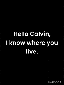 Hello Calvin GIF - Hello Calvin GIFs