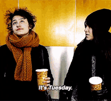 Its Tuesday Broad City GIF - Its Tuesday Broad City Looking Up GIFs