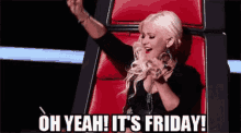 Oh Yeah Its Friday GIF - Oh Yeah Its Friday Christina Aguilera GIFs