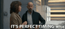 Its Perfect Timing Parker Posey GIF - Its Perfect Timing Parker Posey Dr Smith GIFs
