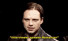 Sebastian Stan Shook GIF - Sebastian Stan Shook Speaks Romanian GIFs