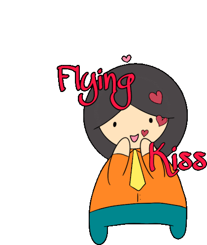 Kiss Kissing Sticker - Kiss Kissing Flying Kiss Stickers