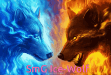 Wolf Ice GIF - Wolf Ice Fire GIFs