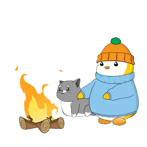 Cat Fire Sticker - Cat Fire Snow Stickers