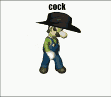 Luigi Cock GIF - Luigi Cock Cowboy GIFs