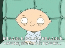 a cartoon character from family guy is sitting on a couch with his arms crossed .