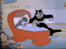 Tom And Jerry Baby GIF - Tom And Jerry Baby Cat GIFs