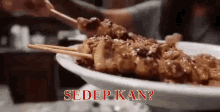 Sedep Kan?? GIF - Sate Ayam Chicken Satay Pita Show GIFs