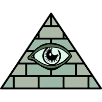 Illuminati Eye Of Horus Sticker - Illuminati Eye Of Horus Eye Of Providence Stickers