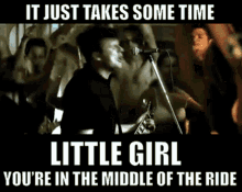 jimmy eat world the middle it just takes some time little girl youre in the middle of the ride