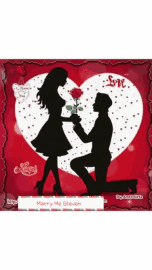 marry me roses proposal