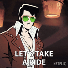 Lets Take A Ride Agent Elvis Presley GIF - Lets Take A Ride Agent Elvis Presley Matthew Mcconaughey GIFs