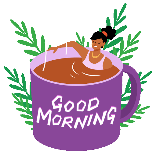 Hello Coffee Sticker - Hello Coffee Morning Stickers
