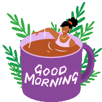 Hello Coffee Sticker - Hello Coffee Morning Stickers