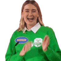 Clapping Hands Hannah Sticker - Clapping Hands Hannah Family Feud Canada Stickers