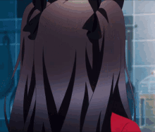 Surprised Anime Girl Tohsaka Rin Surprised GIF - Surprised Anime Girl Tohsaka Rin Surprised Rin GIFs